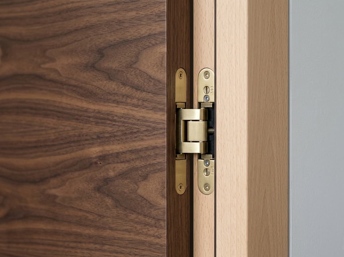 A finished door edge detail